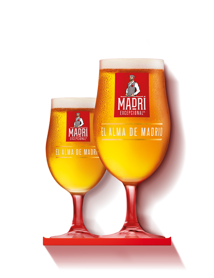 madri excepcional beer glass